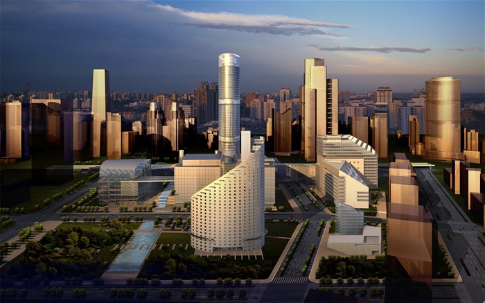 City skyscrapers- 3D Commercial Architectural Renderings 02 Views:12042 Date:2011/7/22 6:55:45