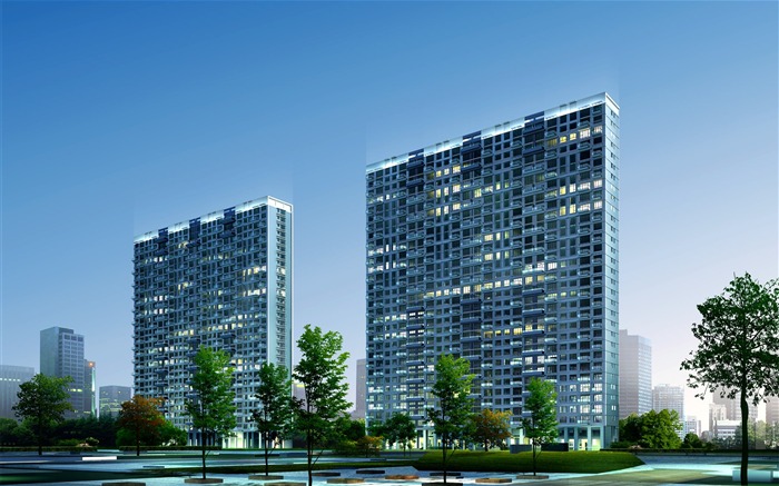 City skyscrapers- 3D Commercial Architectural Renderings 03 Views:10697 Date:2011/7/22 6:56:07