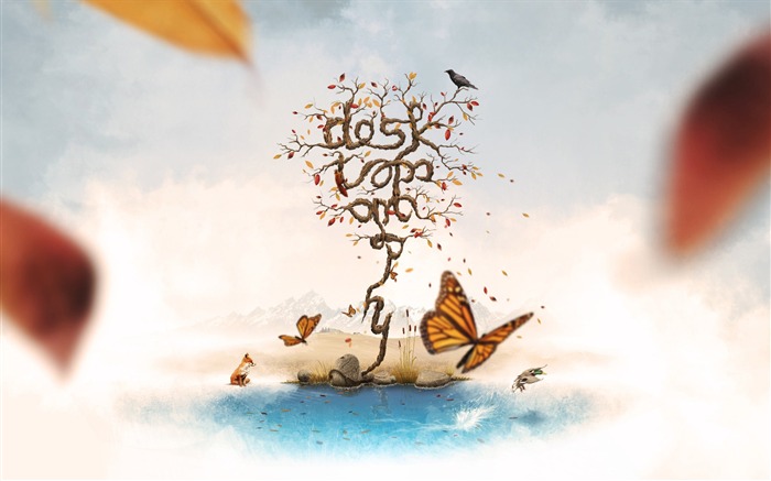 Fall Tree Computer CG Design wallpaper Views:21706 Date:2011/7/13 6:14:53