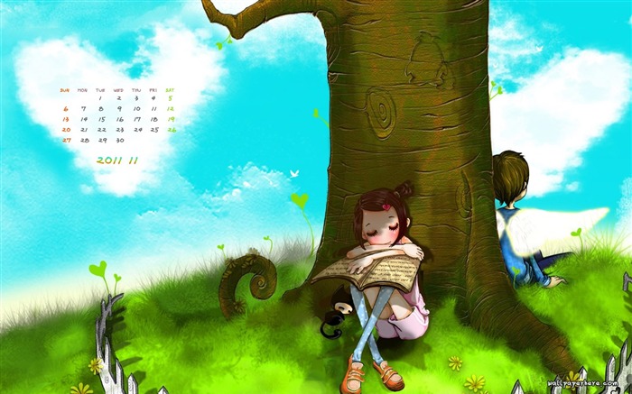 Nap-November 2011 - Calendar Desktop Wallpapers Views:7653 Date:2011/10/29 23:19:59