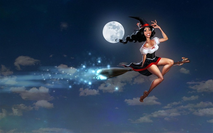 Witch-Cartoon Design Wallpaper Views:20308 Date:2012/9/6 20:06:32