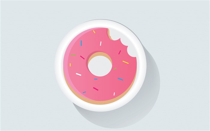 Pink doughnut abstract art design Views:8894 Date:2018/2/20 7:30:56