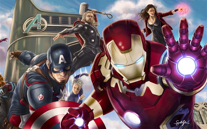 Avengers League Poster Artwork Design Views:15223 Date:2018/4/15 9:13:53