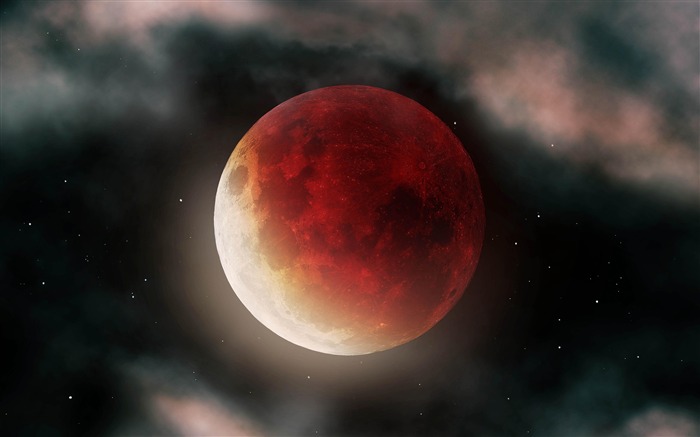 超级月亮，宇宙，空间，抽象，设计 浏览:9681