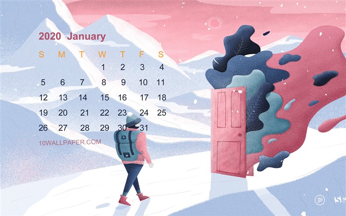Open new year January 2020 Calendar Desktop Views:8555 Date:2019/12/31 22:14:54