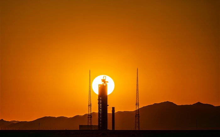 Landspace Commercial Spaceflight Launch Site Sunset 5K Views:2337 Date:2025/8/10 5:41:54